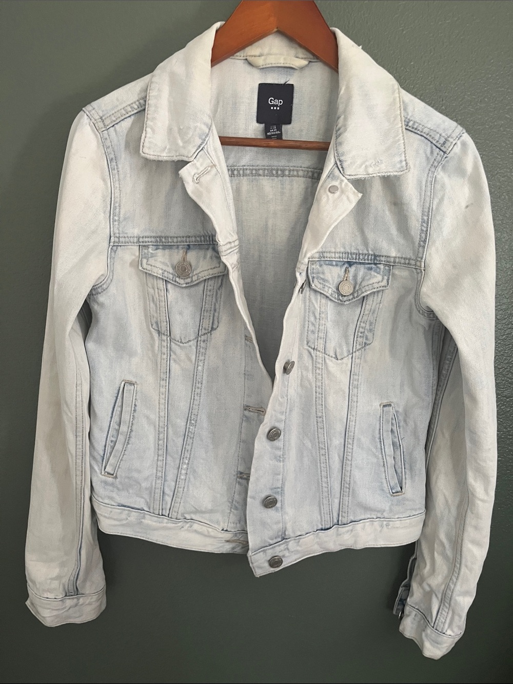 Gap Icon Whitewash Jacket